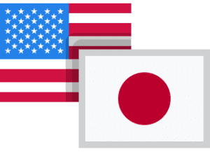 USD/JPY flags