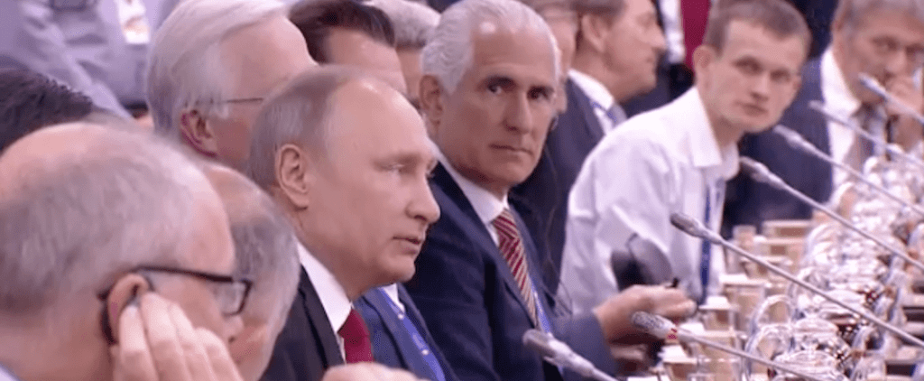 Владимир Путин и Виталик Бутерин на заседании