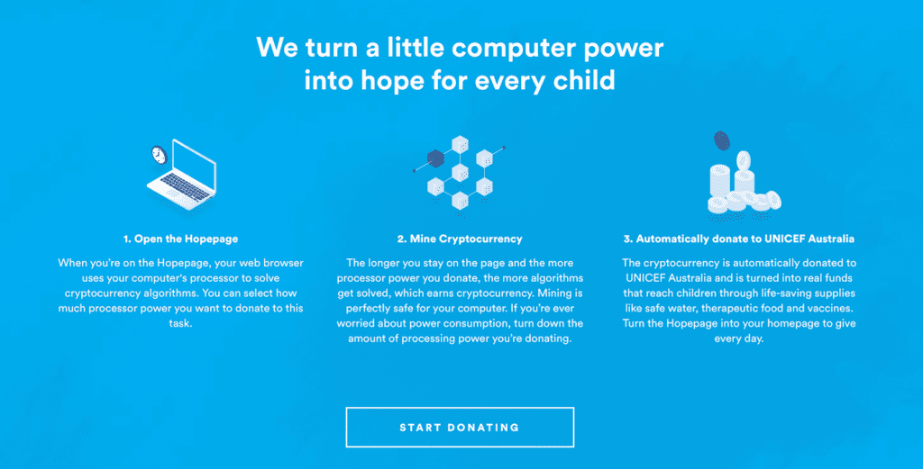 Rechenpower an UNICEF spenden, Einfach Gutes tun