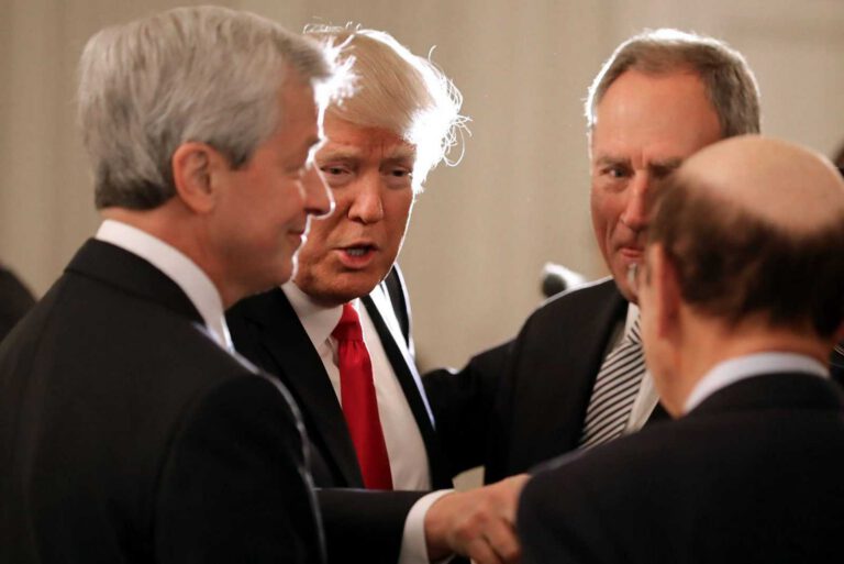 Trump and Jamie Dimon
