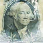 President Washington smokes a joint on a $1 bill.