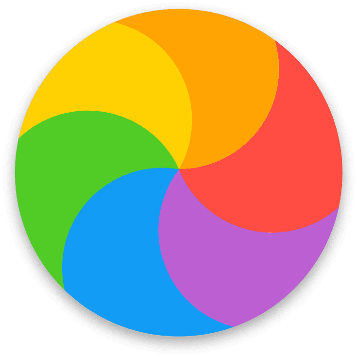 rainbow circle